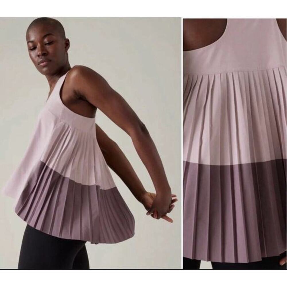 NWT ATHLETA Swing Forward Tank Yoga Running Barre Mauve/Purple‎ Medium MSRP $109